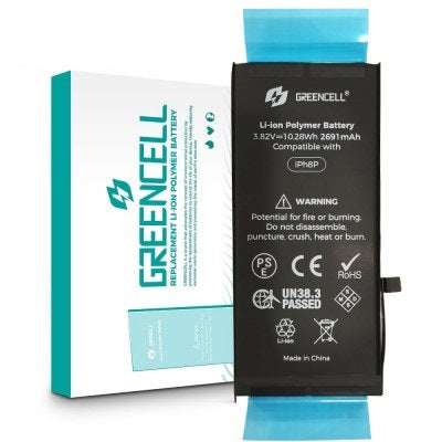 Red (Standard Capacity 2691mAh) iPhone 8 Plus Replacement Battery with Adhesive Strips Red (Standard Capacity 2691mAh) iPhone 8 Plus Replacement Battery with Adhesive Strips